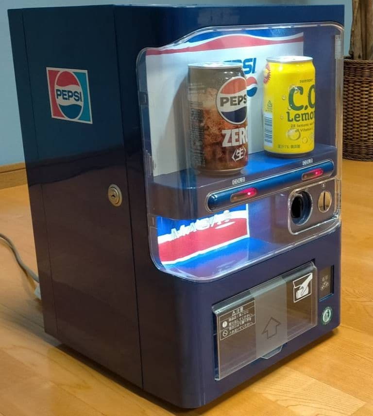 PEPSI 自動販売機 青