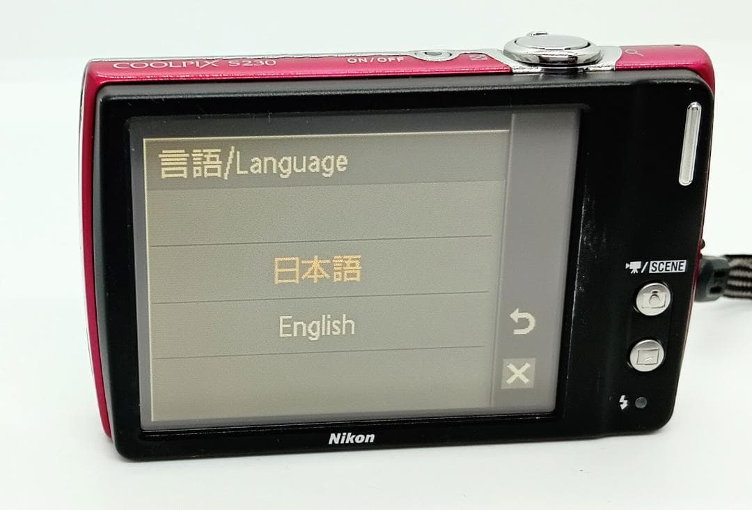 Nikon Coolpix S230 Pink 10MP 3倍光学ズーム