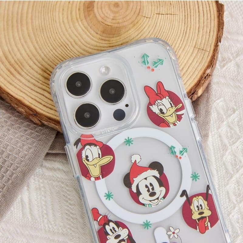 ディズニー ミッキー クリスマス iPhoneスマホケース　MagSafe 対応