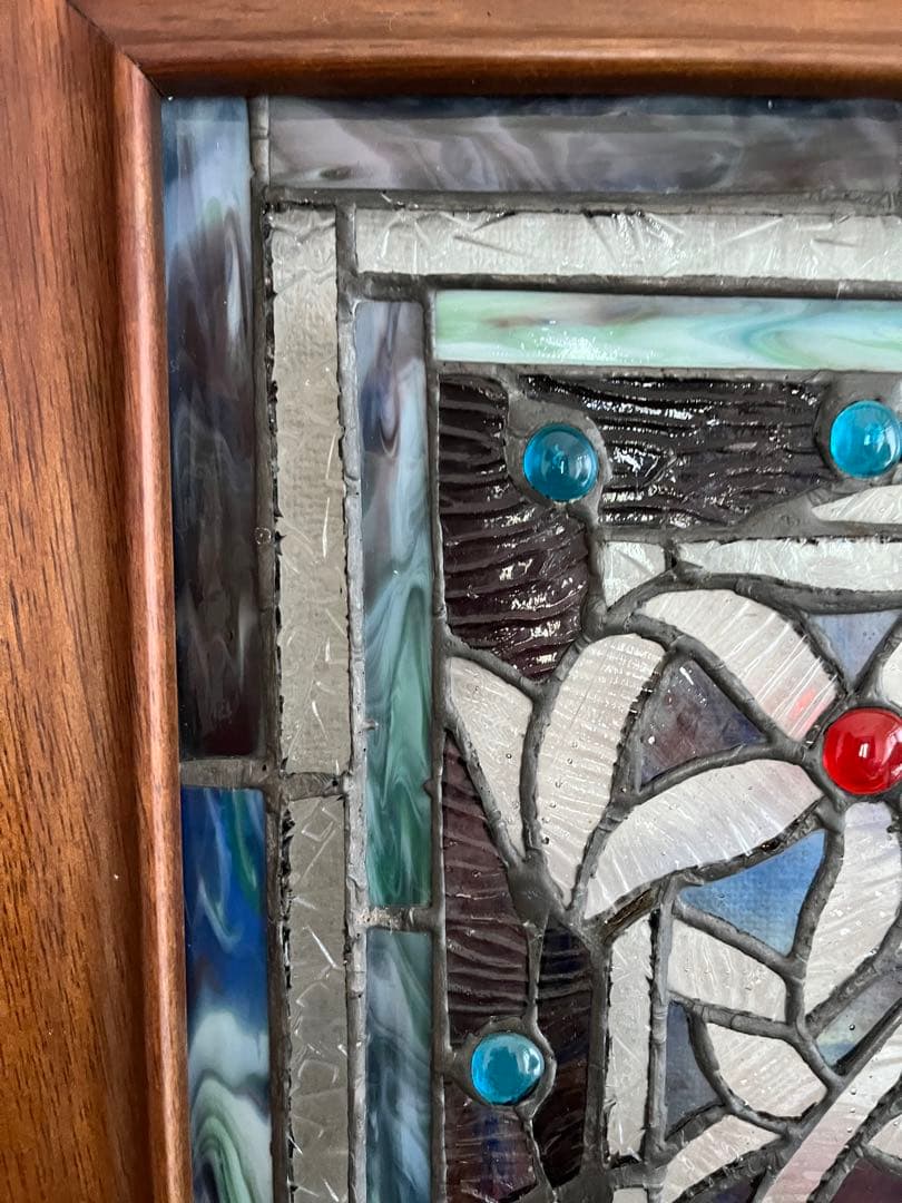 アンティーク　ステンドグラス