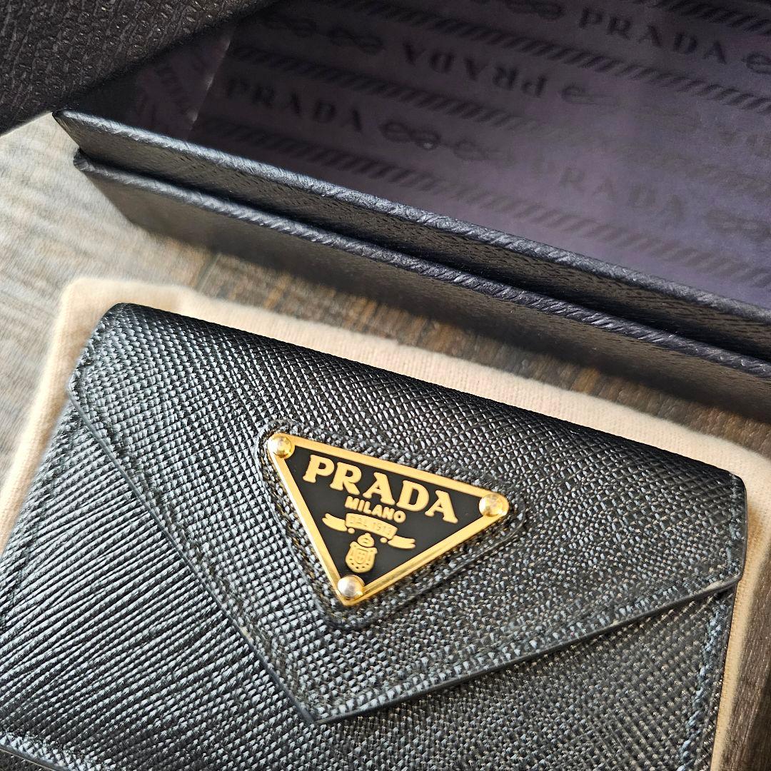 PRADA サフィアーノレザー ミニ財布