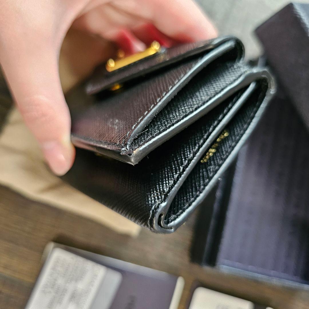 PRADA サフィアーノレザー ミニ財布