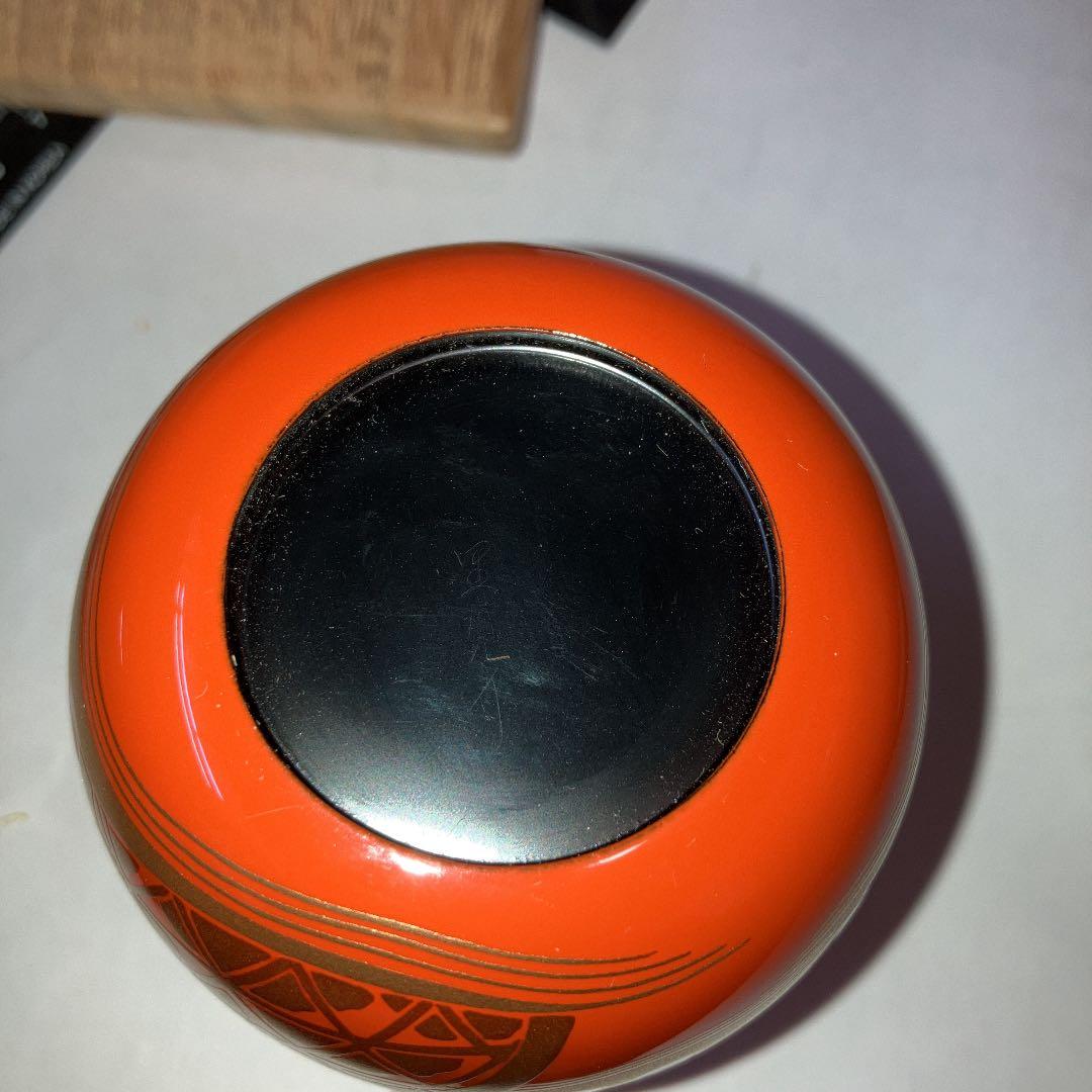 茶道具　棗　宗達波　里見斎作　未使用