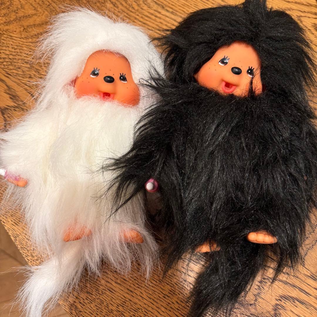 モンチッチ 長毛 ブラック モジャモジャ 雪男 2点セット