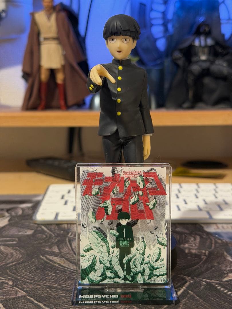popモブサイコ100 影山茂夫フィギュア、アクリルスタンド　セット