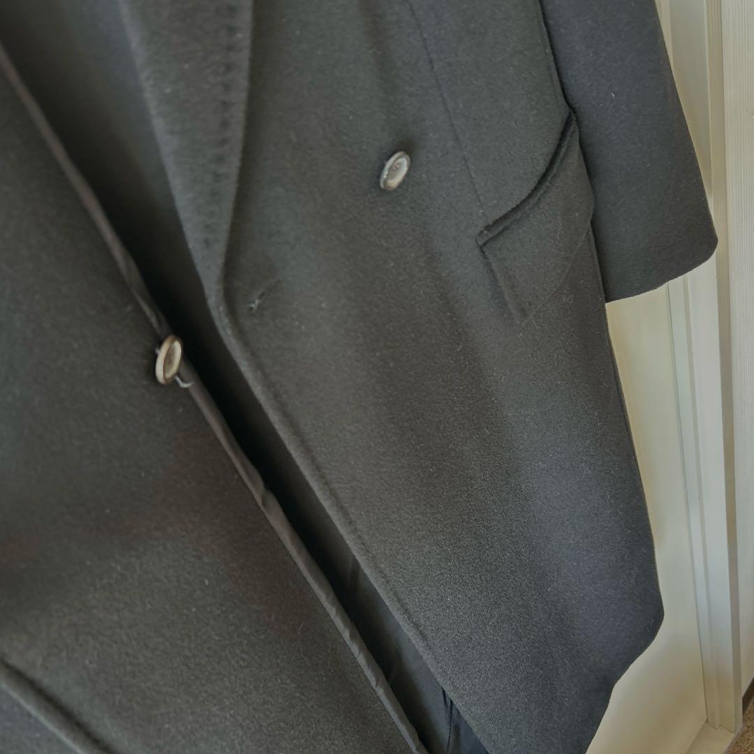 レア品！！GUCCI グッチ　カシミア混　チェスターコート（ベルト付）　黒