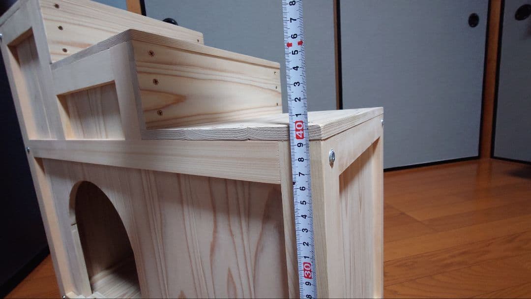 ㉚★アンジぇ★キャットハウス★階段タイプ★ハンドメイド★猫★猫小屋