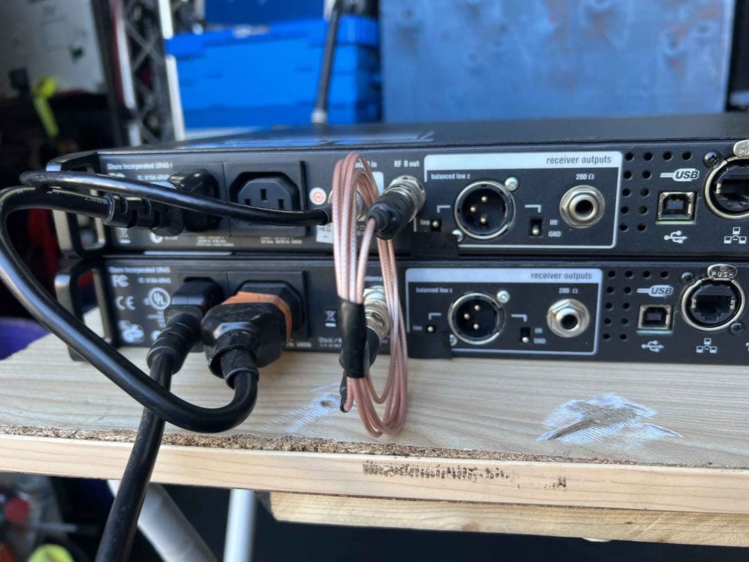 Shure UR4S x2 ABJ 779-810 MHz ワイヤレス2台セット