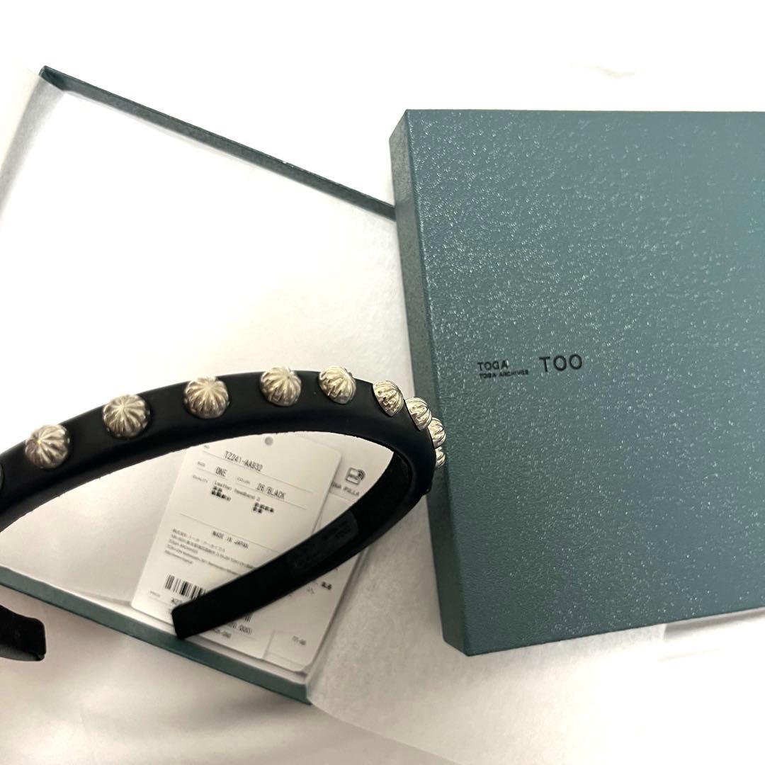 TOGA TOO LEATHER HEADBAND カチューシャ