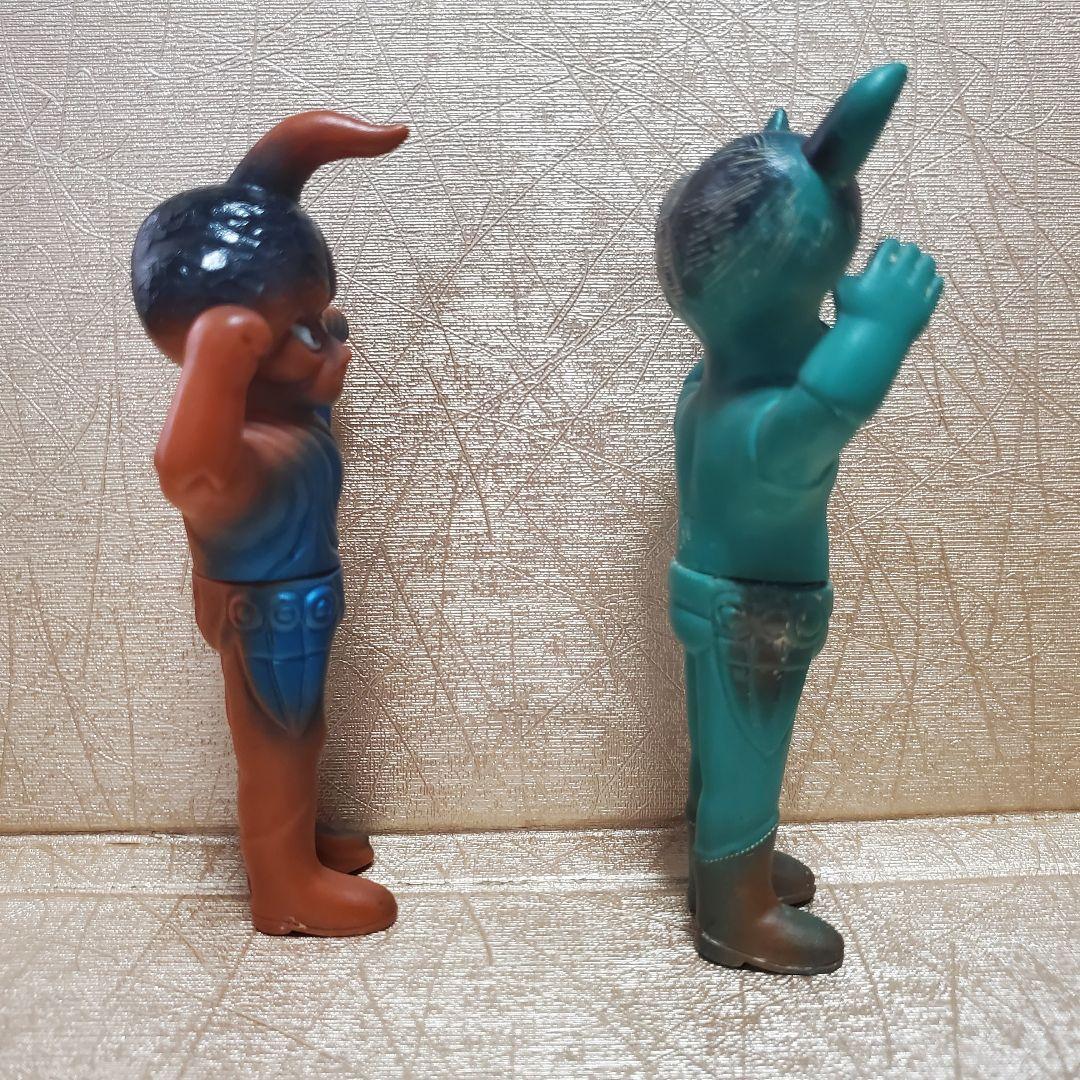 バドー星人 ２体 アストロミュー5 中島製作所 亀マーク 当時モノ