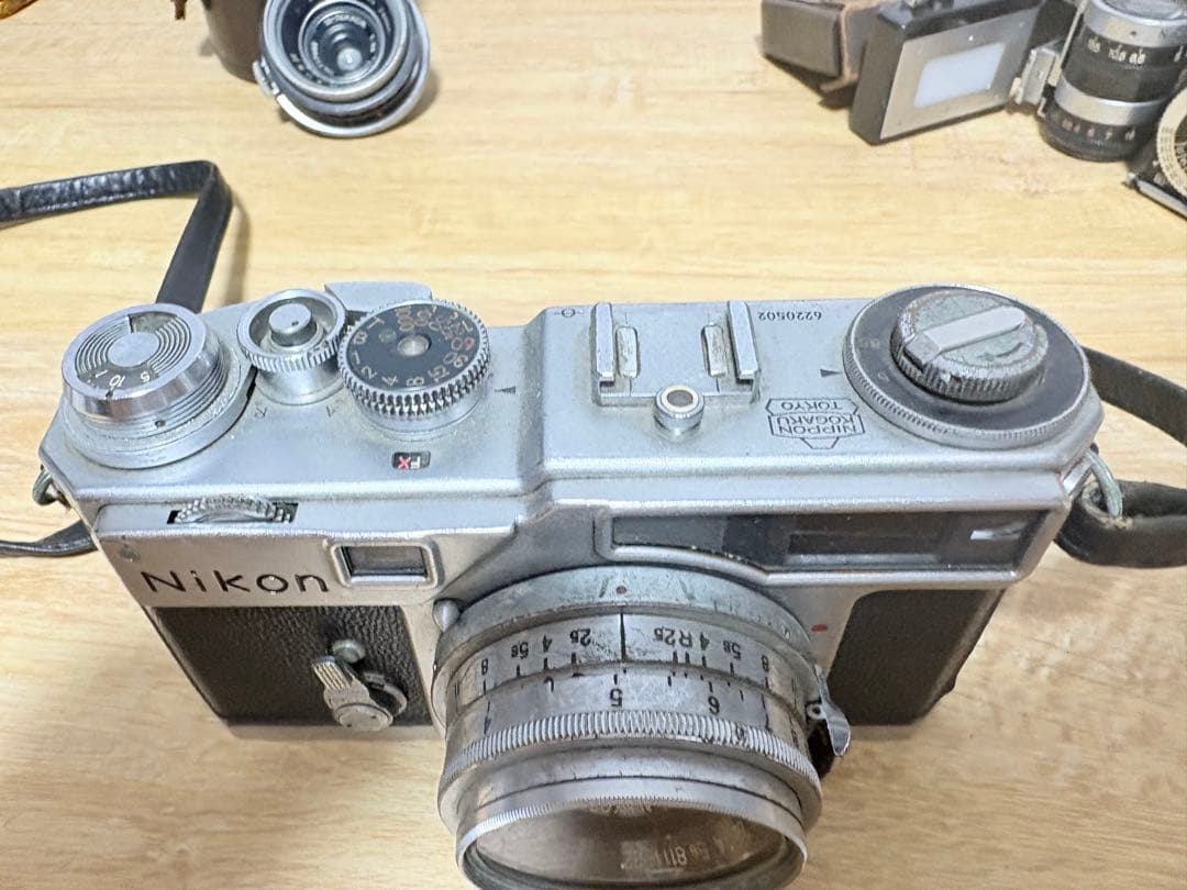 Nikon SP フィルムカメラ ＋ W-NIKKOR レンズ複数 ＋ 露出計