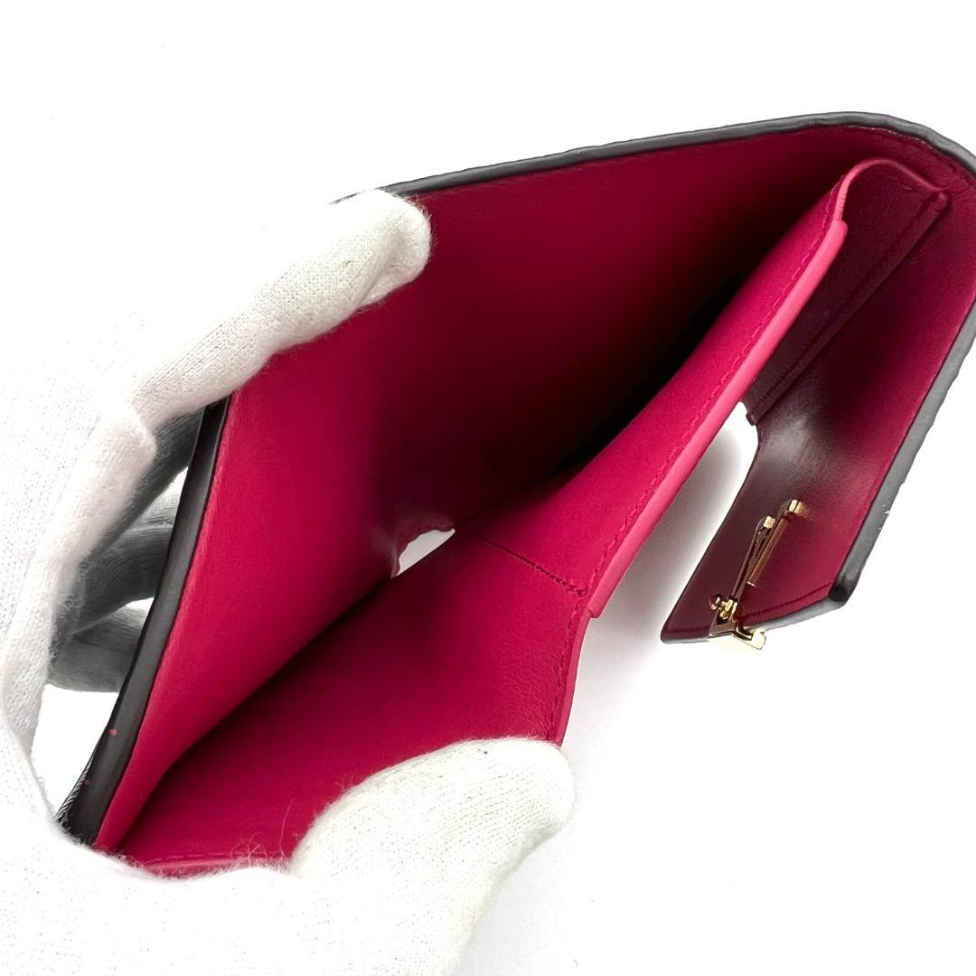 【超極美品】ルイヴィトン ポルトフォイユ カプシーヌ コンパクト 黒 A658