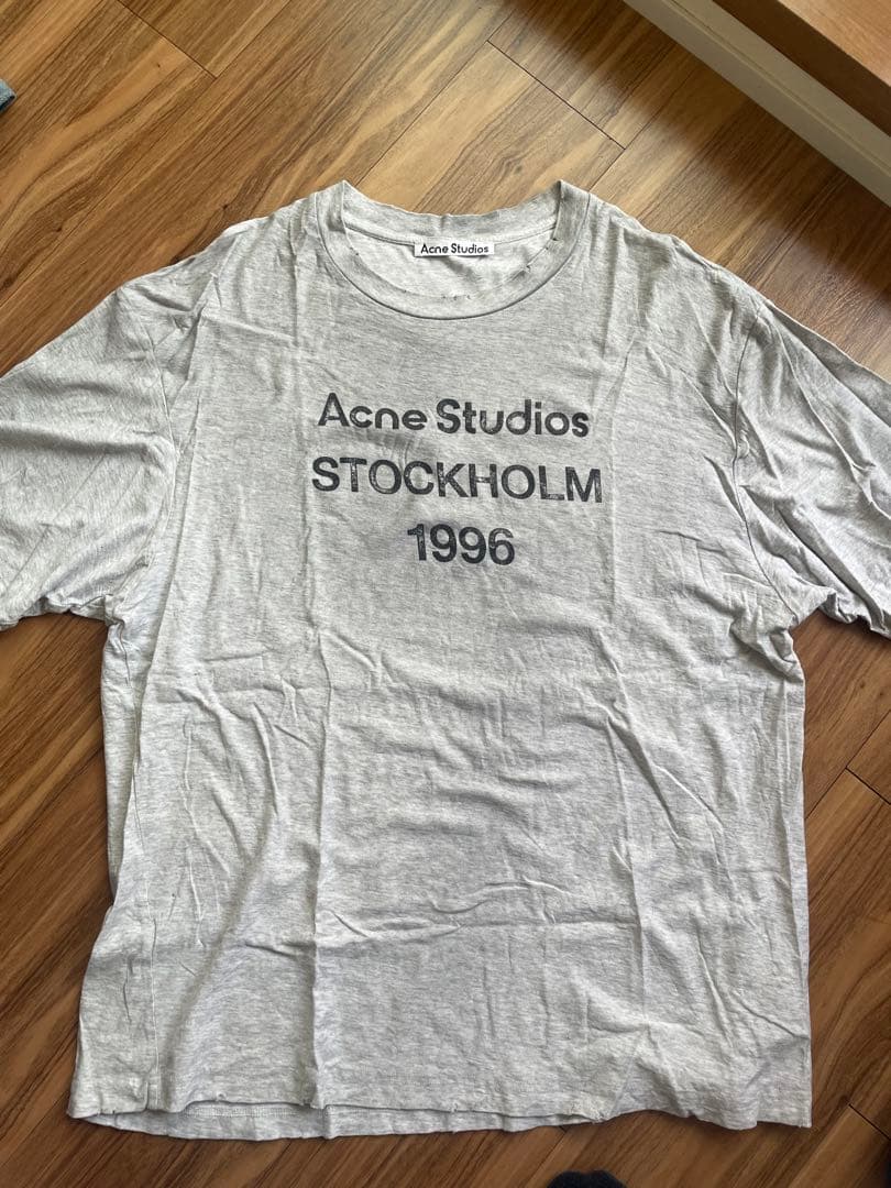 紫*雅様 Acne Studios グレー Tシャツ Lサイズ 1996