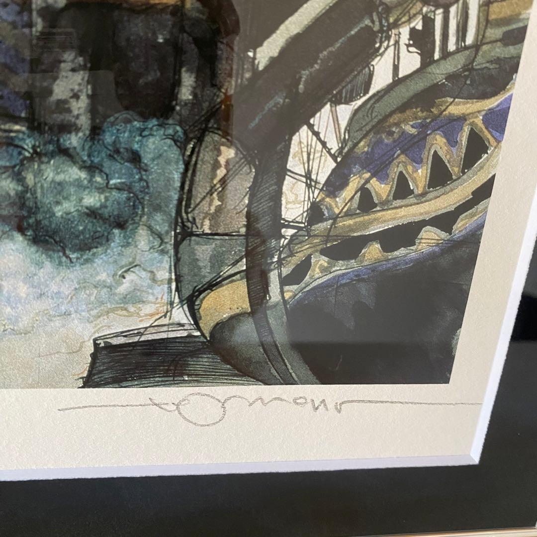 天野喜孝 FF6 街 エポキシ アールビバン 版画