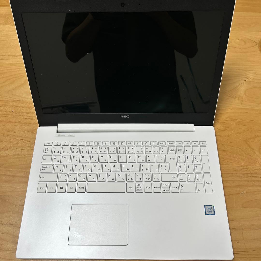 LAVIE ホワイト ノートPC 本体 ACアダプター付き