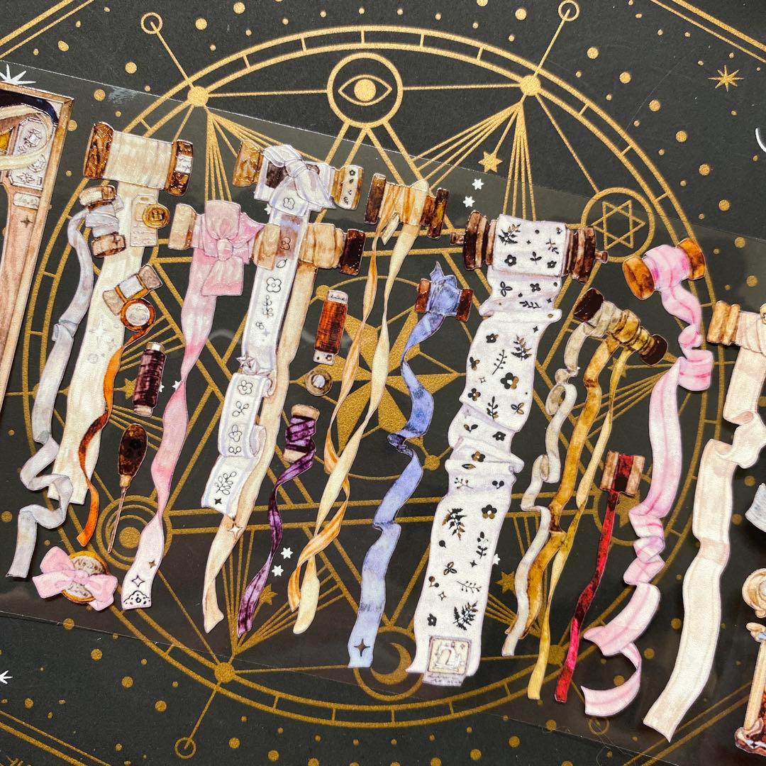 【9000】海外　マステ　中古巻　PETマスキングテープ　重油　装飾系