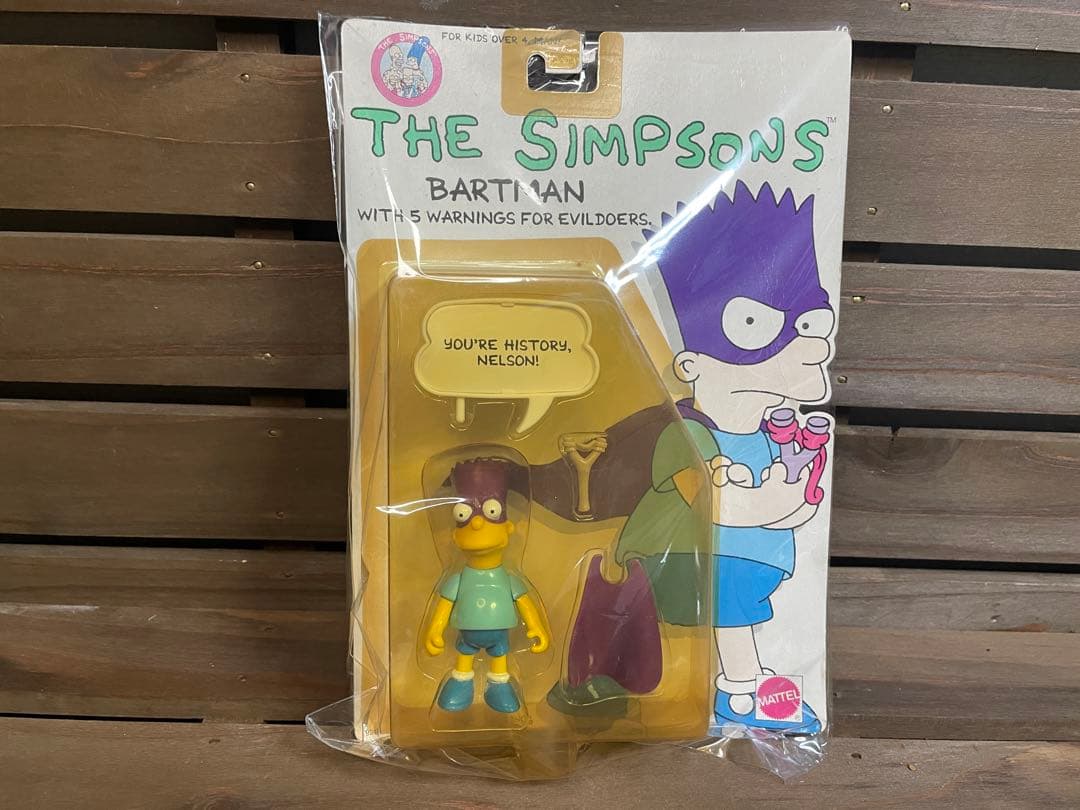 ザ・シンプソンズ バート・シンプソン フィギュア 未開封 マテル12→9