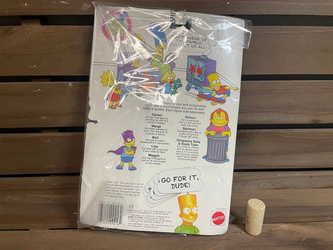 ザ・シンプソンズ バート・シンプソン フィギュア 未開封 マテル12→9
