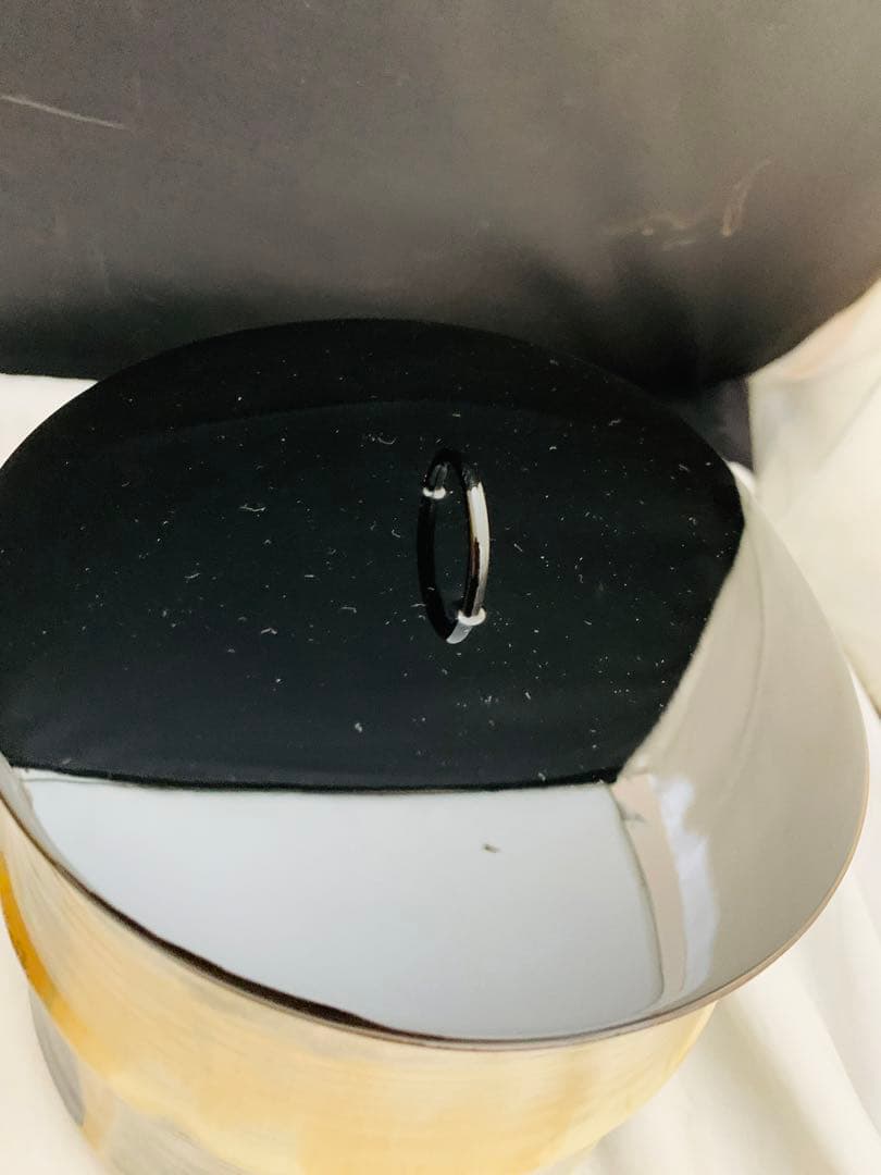 十四代 亀井味楽 高取 掛分釉水指 栞共箱 高取焼 味楽窯 茶道具