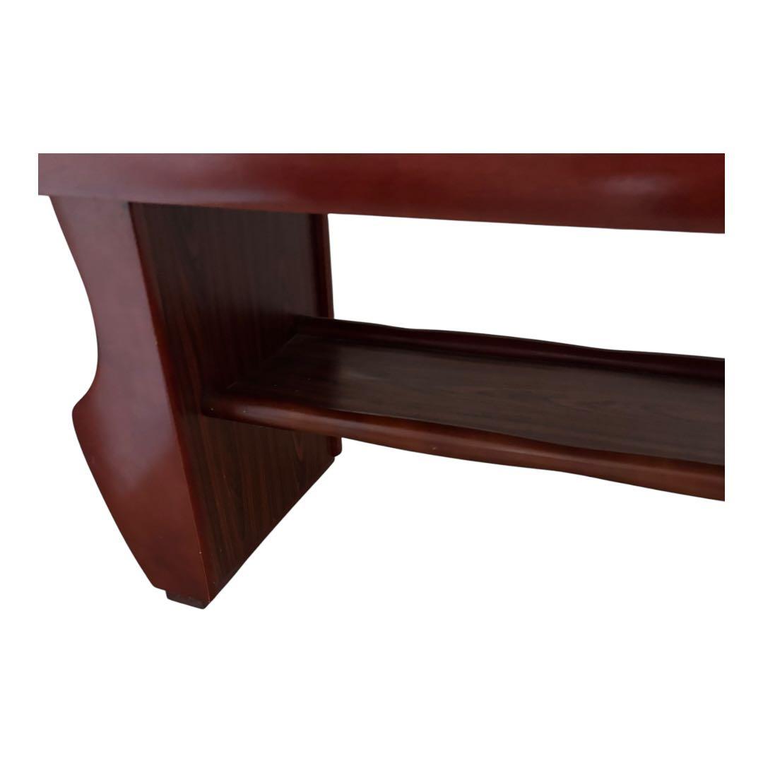 昭和レトロ 大理石柄 木製センターテーブル 応接間 アンティーク古家具