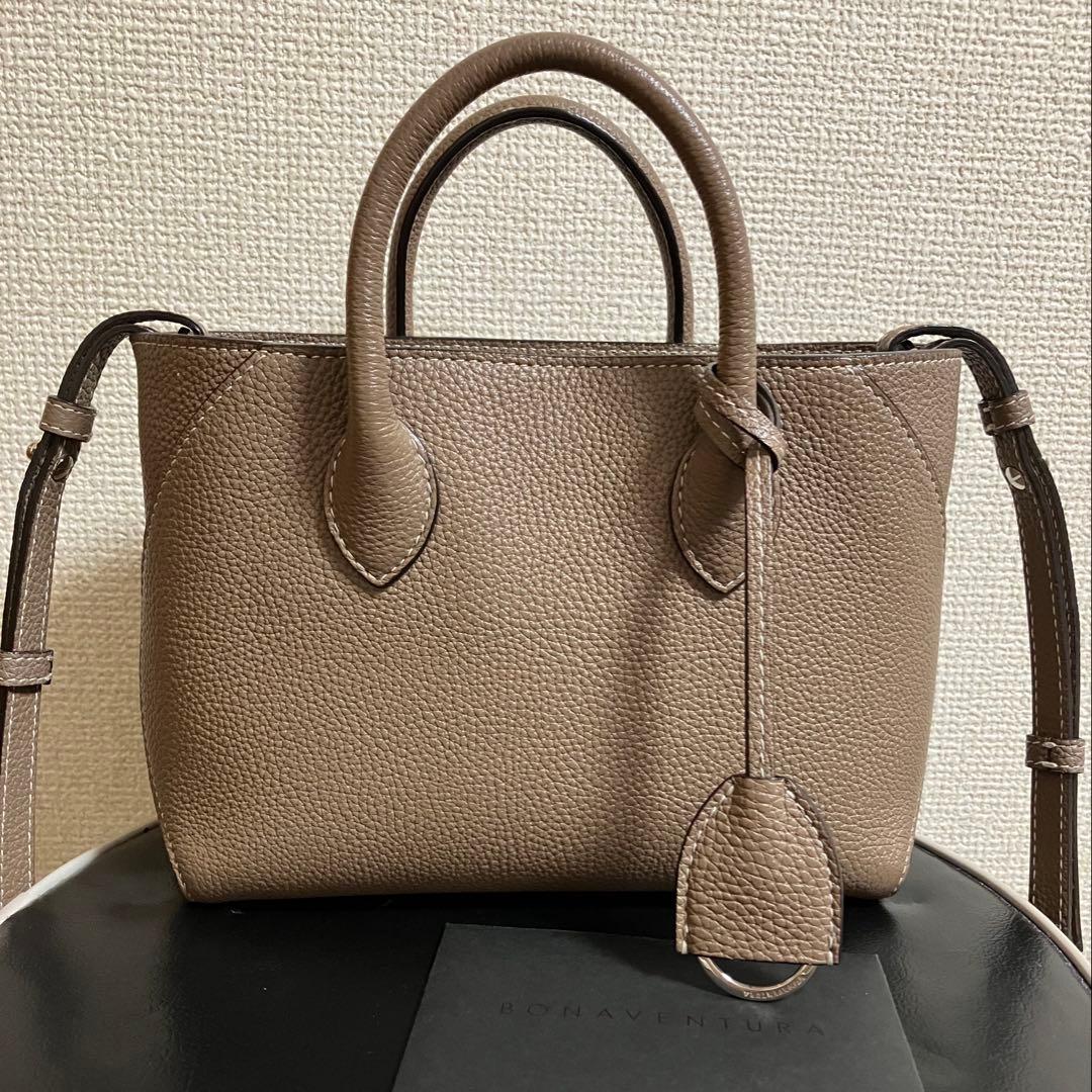 ボナベンチュラ　ミア　ミアトート22 トートバッグ　エトープ　エトゥープ