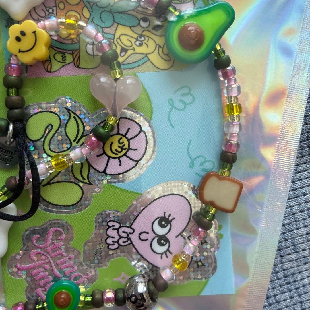 【new】stringtingアボカド・目玉焼き.スマイル.ハート