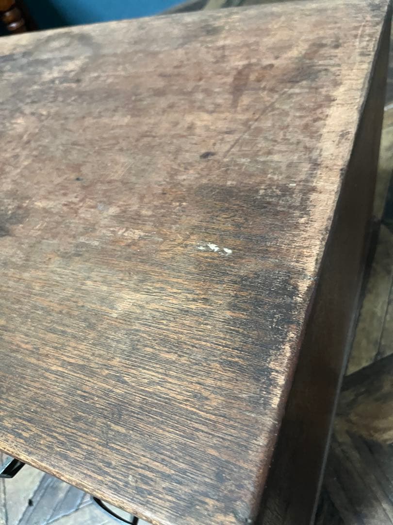 文机 昭和レトロ 当時物 インテリア アンティーク ビンテージ 勉強机