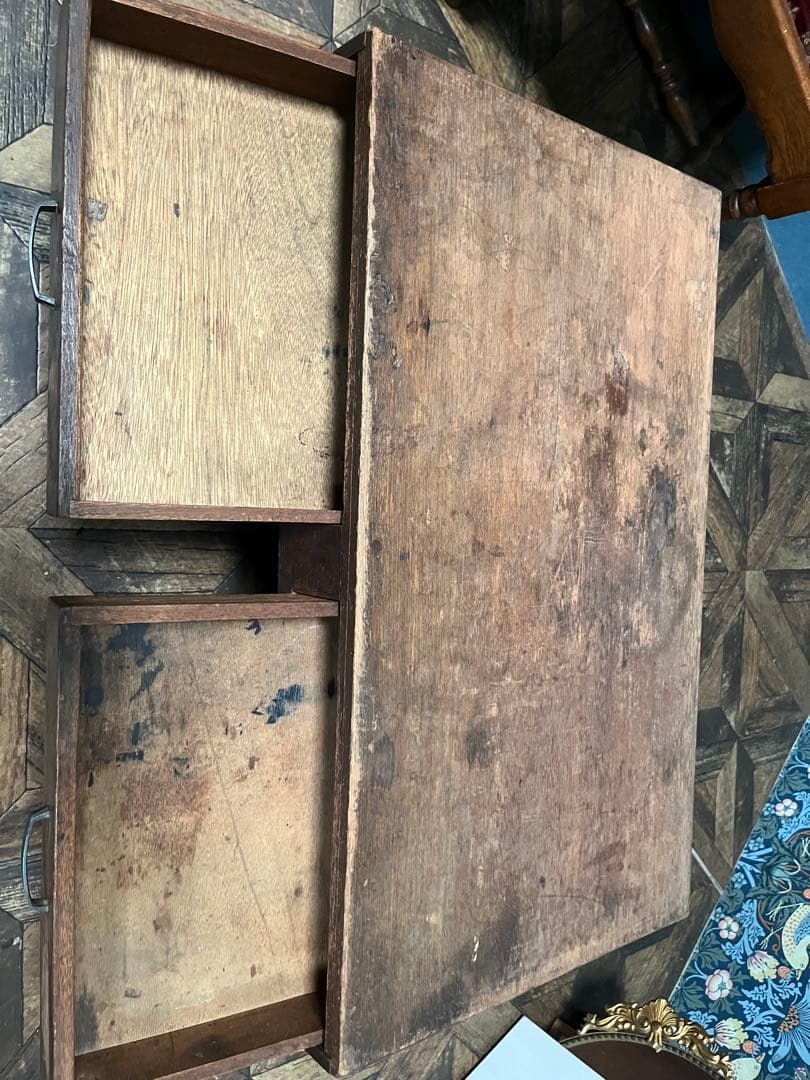 文机 昭和レトロ 当時物 インテリア アンティーク ビンテージ 勉強机