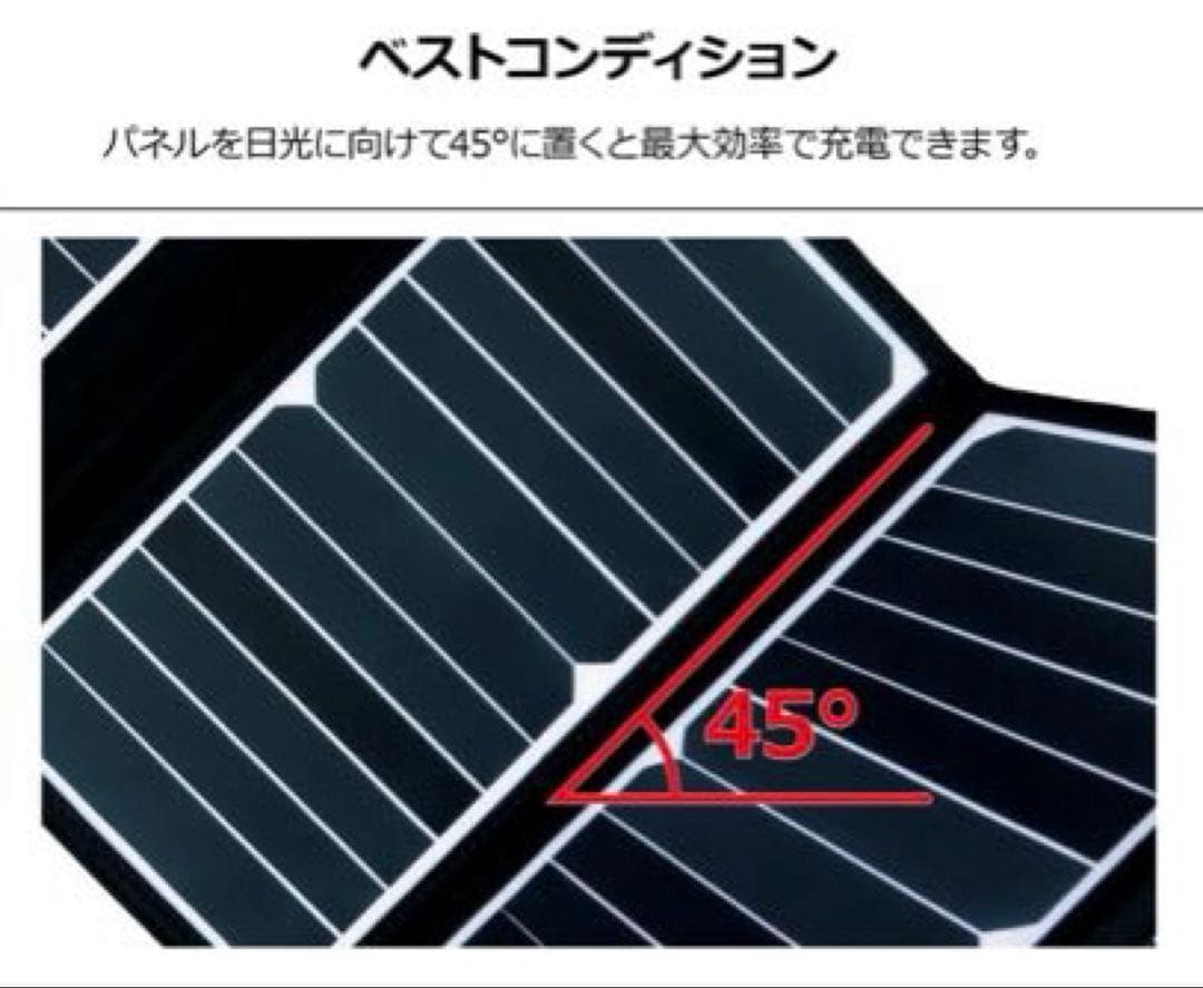 80 ソーラーパネル60w 約1.4kg 収納時16×29cm 急速充電