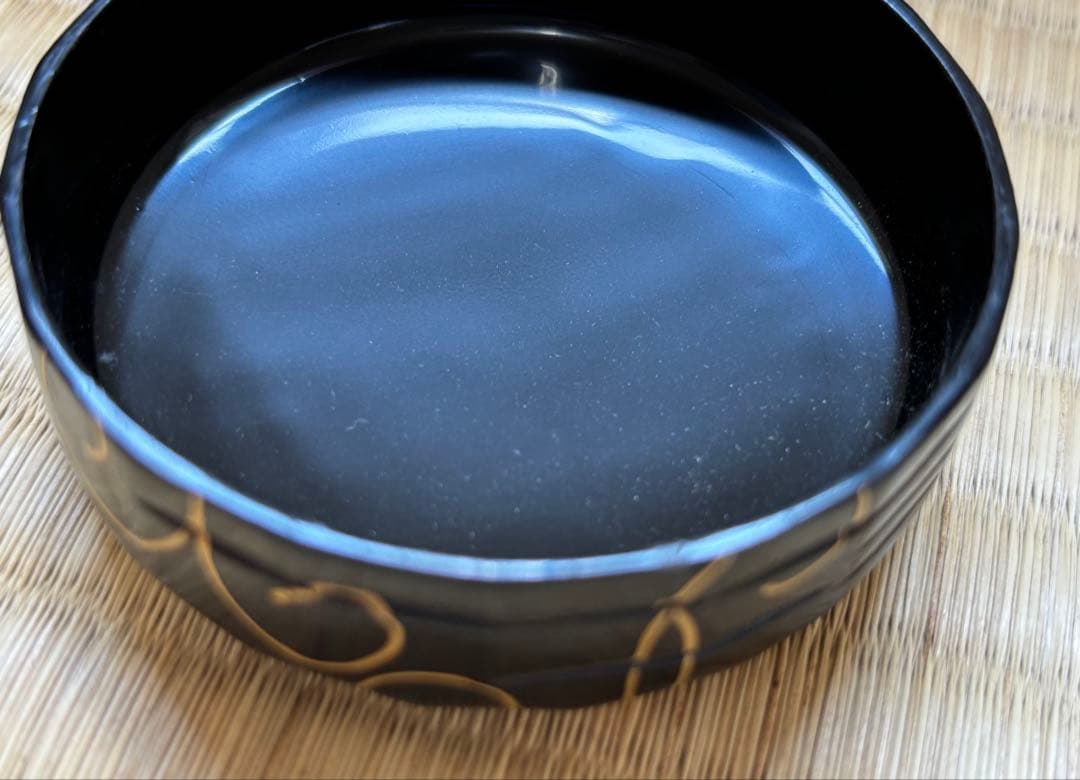 茶道具 棗 中棗 松唐草蒔絵 折撓 輪島塗 陽斎