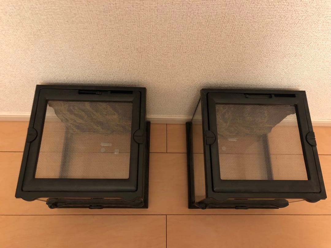 GEX EXOTERRA グラステラリウム ナノキューブ 2個セット＋シェルター