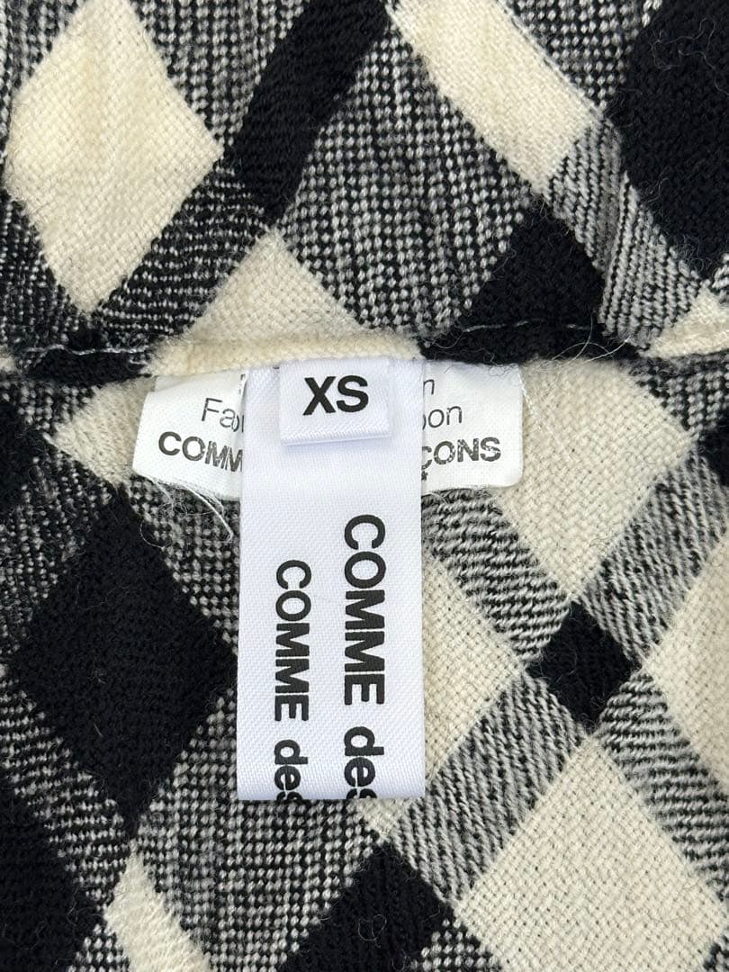 Comme des Garçons 2010 Crazy Check Skirt