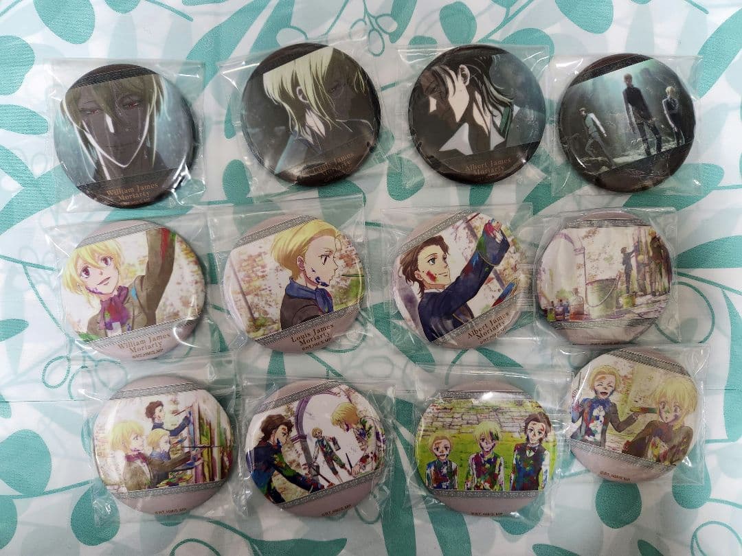 憂国のモリアーティ ED キャラバッジコレクション コンプリートセット