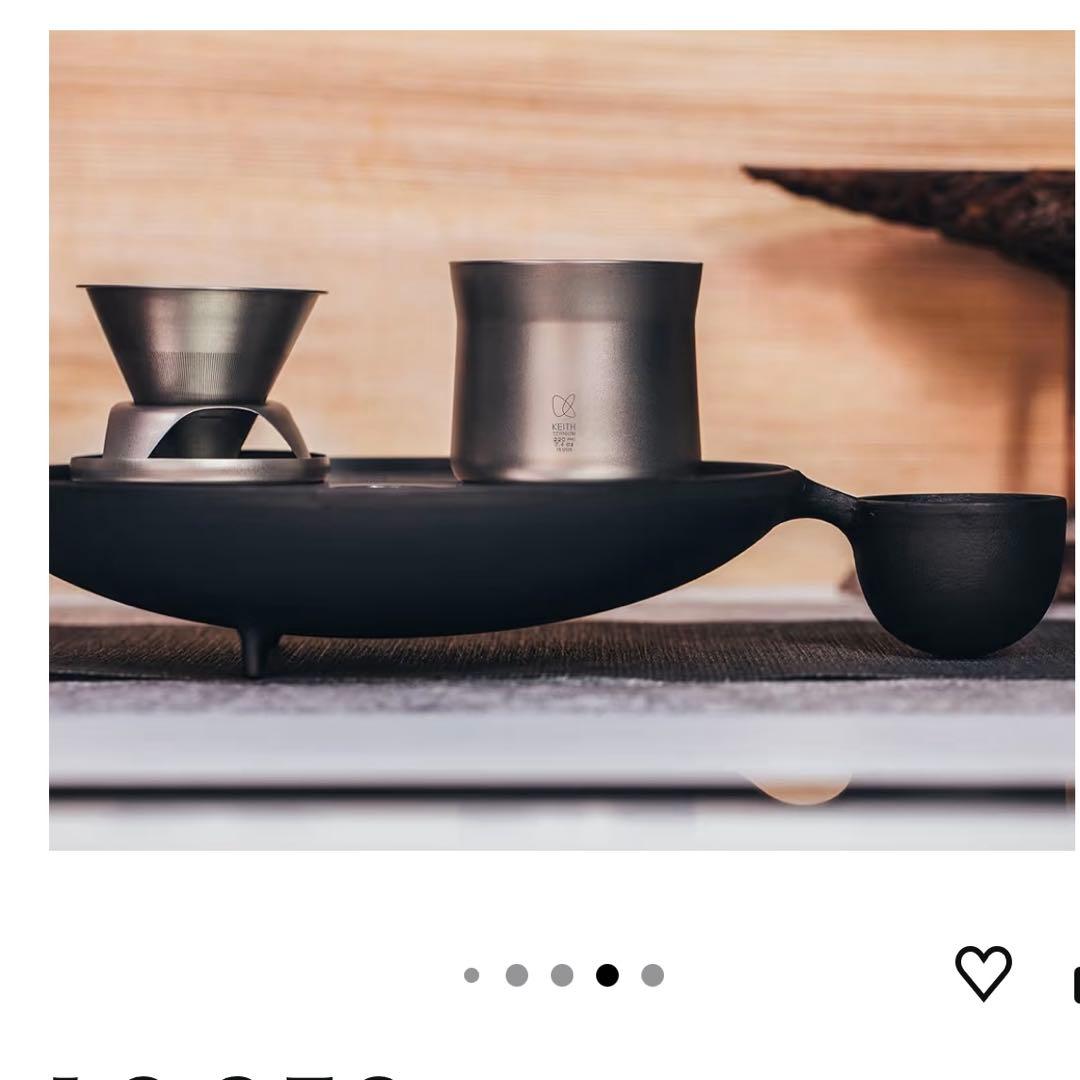 【美品】Keith チタン コーヒーセット