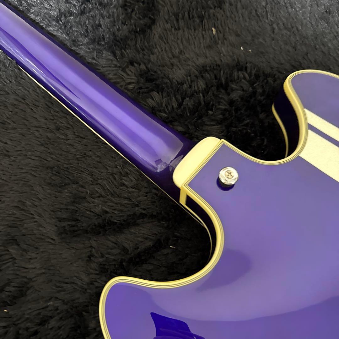 激レア banez ASR76T-PURPLE-12 セミアコ エレキギター