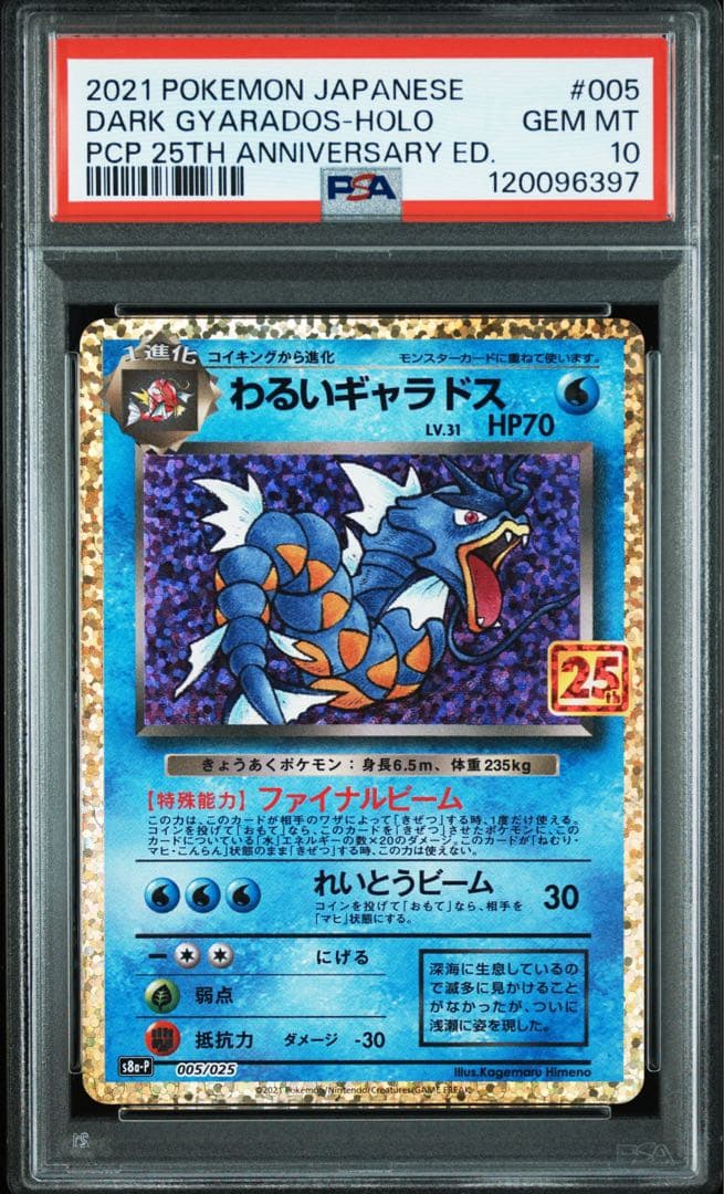 【PSA10】わるいギャラドス 25th プロモ（005/025）ポケカ