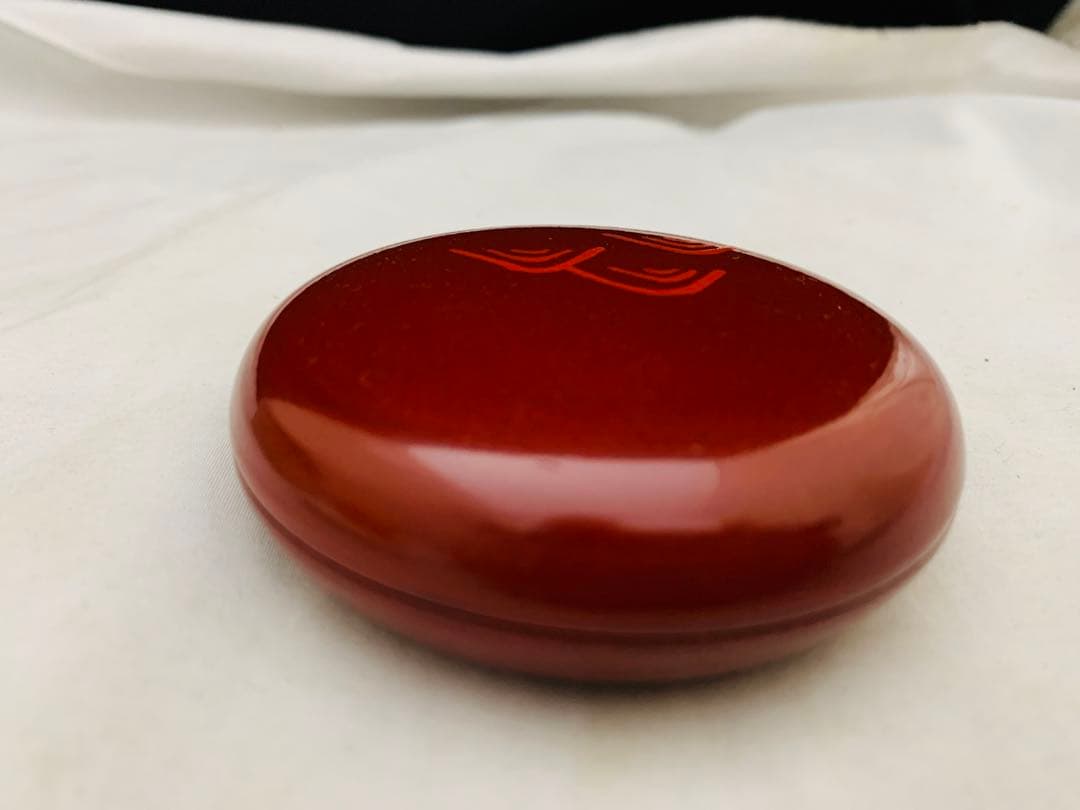 茶道具　讃岐漆器　宗家　後藤盆　後藤昌基作　香合　共布共箱