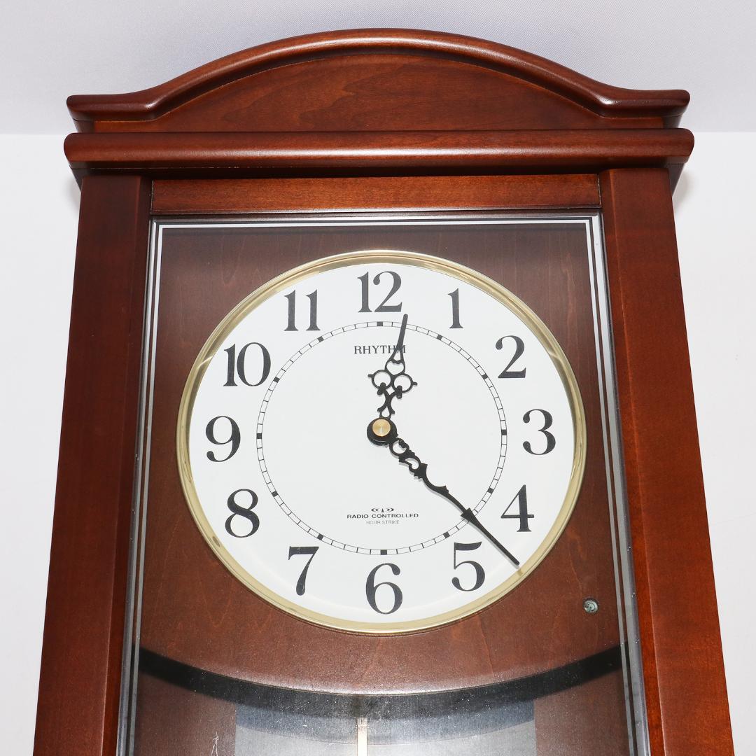 電波振り子時計 セントルイスF　4MNA05-006 シチズン リズム時計