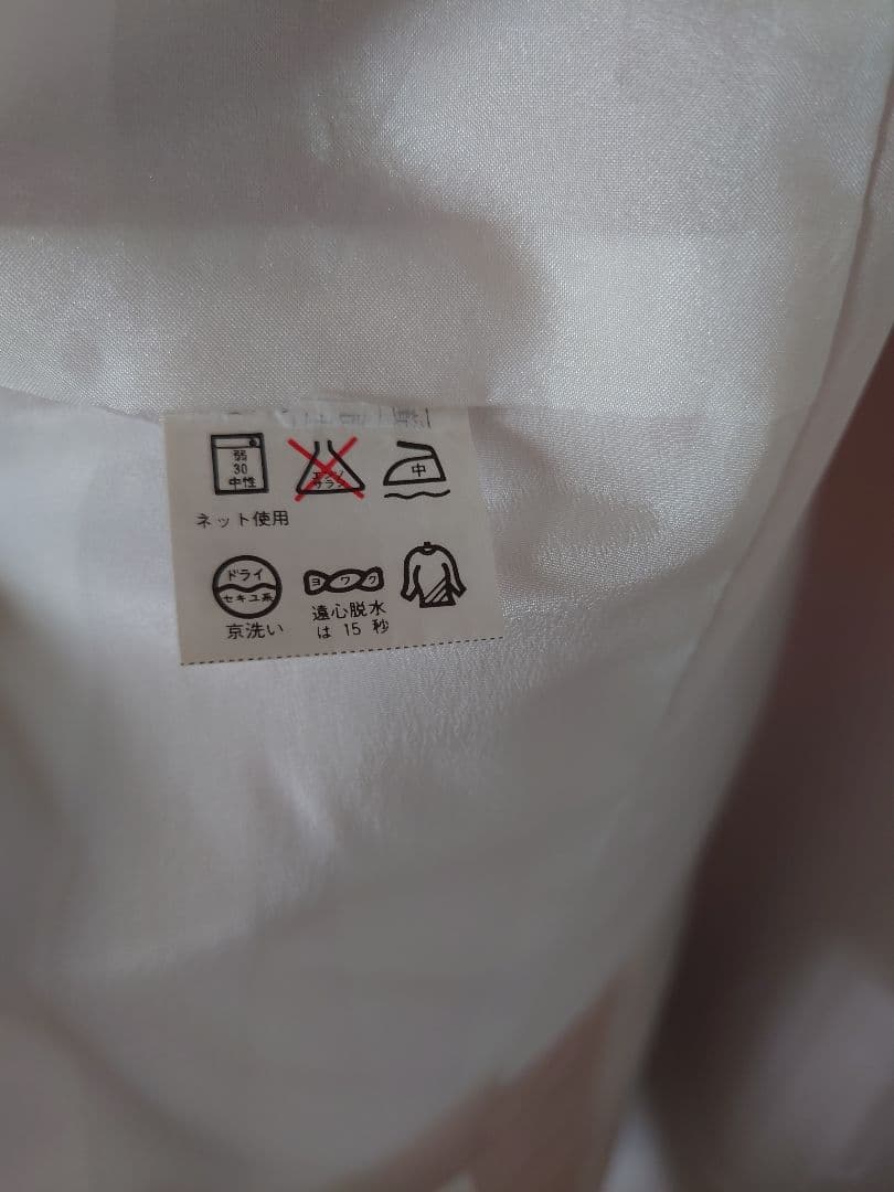 東レシルック 色無地 灰桜　くすみピンク　地紋　紋無し　洗える着物　袷