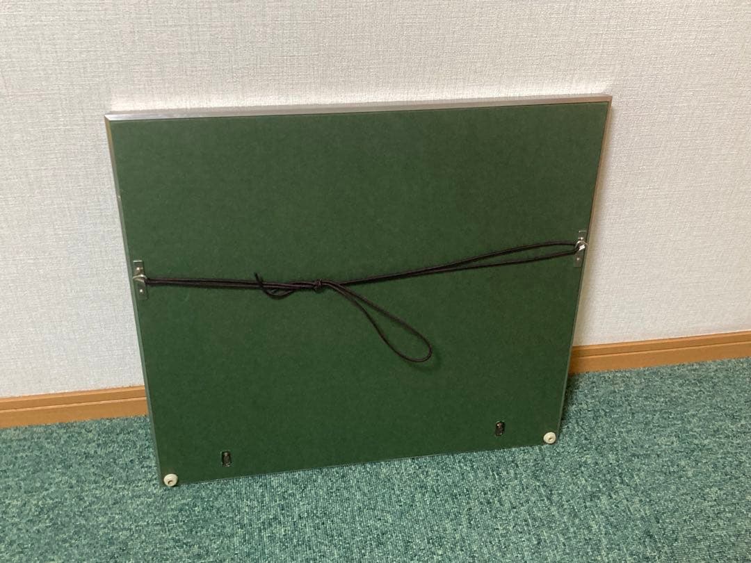 山下清　砂丘　石版画　直筆サイン