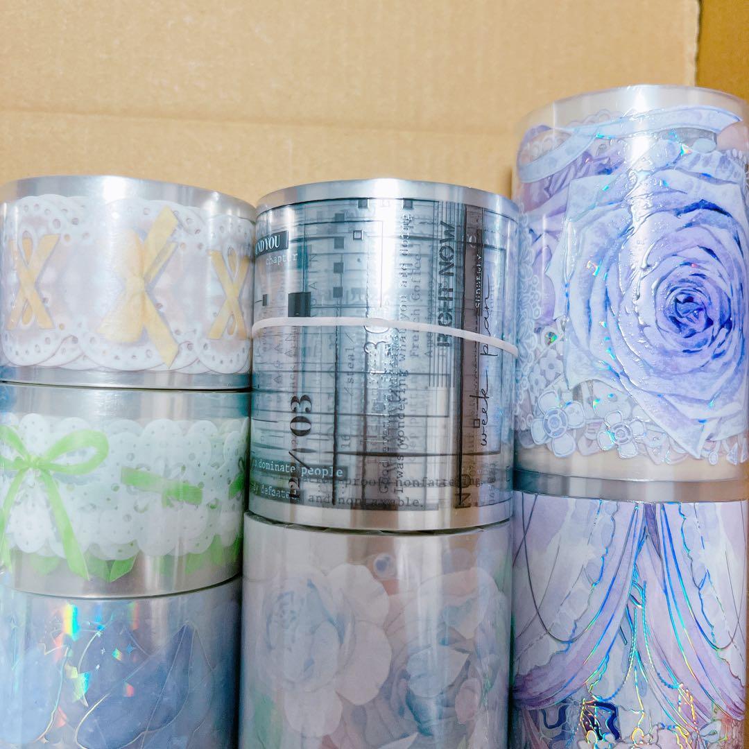 【19本】　海外マステ　petテープ　まとめ売り　コラージュ　素材　断捨離　③