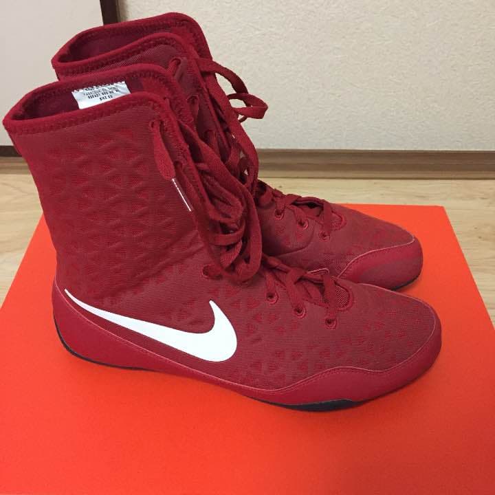 NIKE ボクシングシューズ　KO /ユニバーシティ・レッド×ホワイト