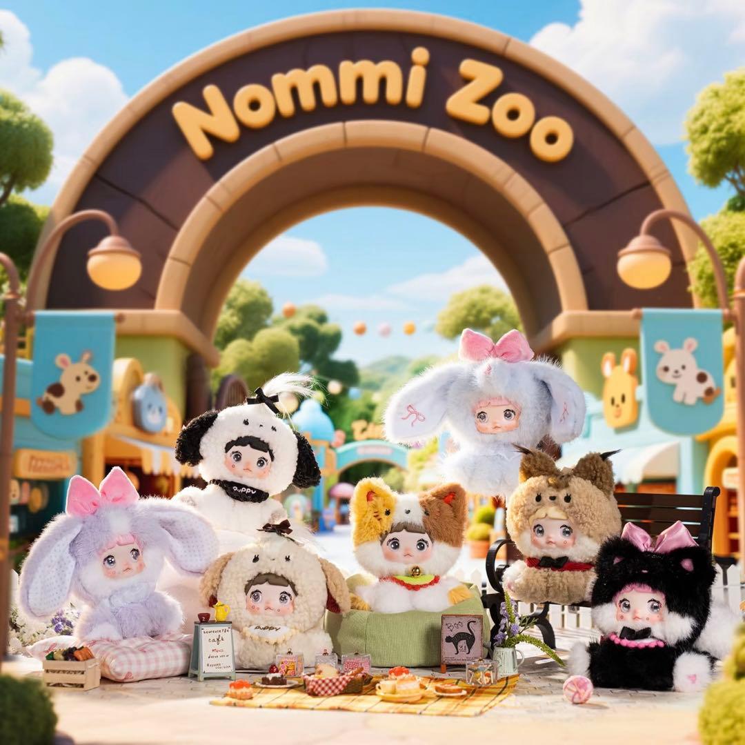nommi 動物園 シリーズ ノミNommi 座って動物園　1BOX6体入り