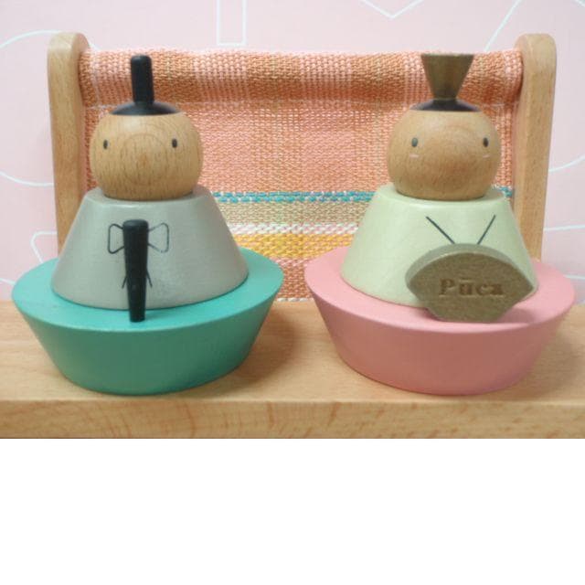 値引有！即納●送料込●新品♪Puca(プーカ)のひな人形 木製 組み木 お雛様●