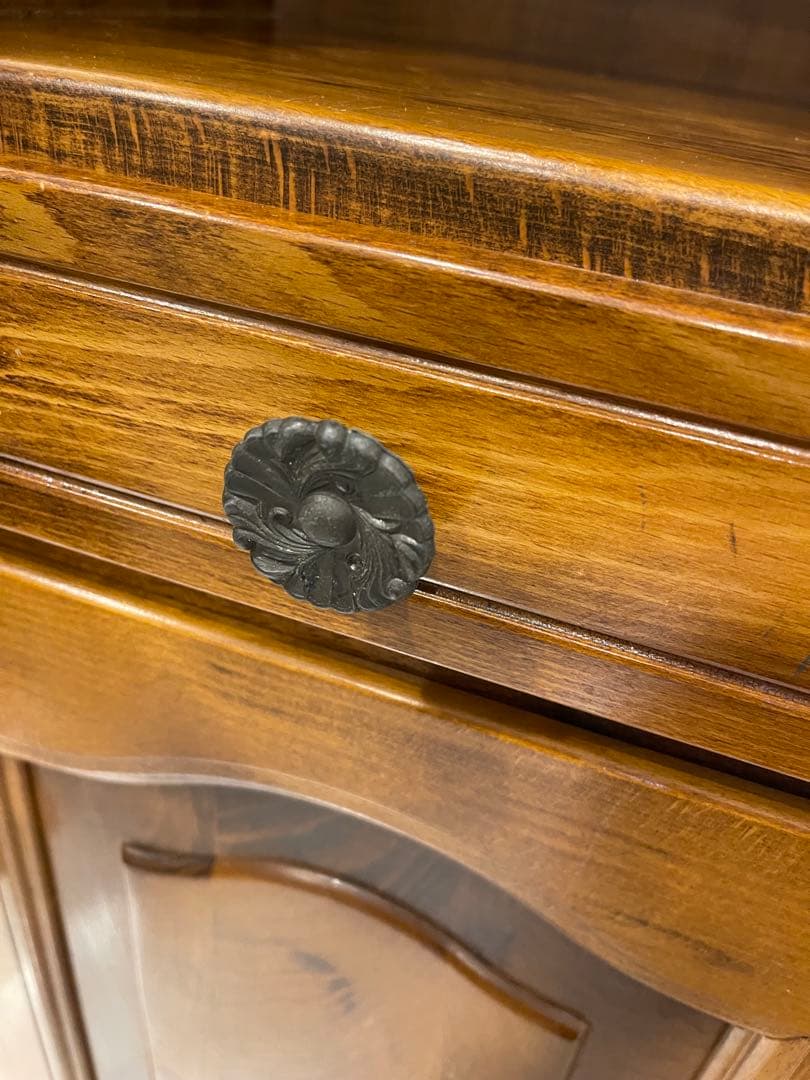 オールドカリモク　コロニアルシリーズ電話台