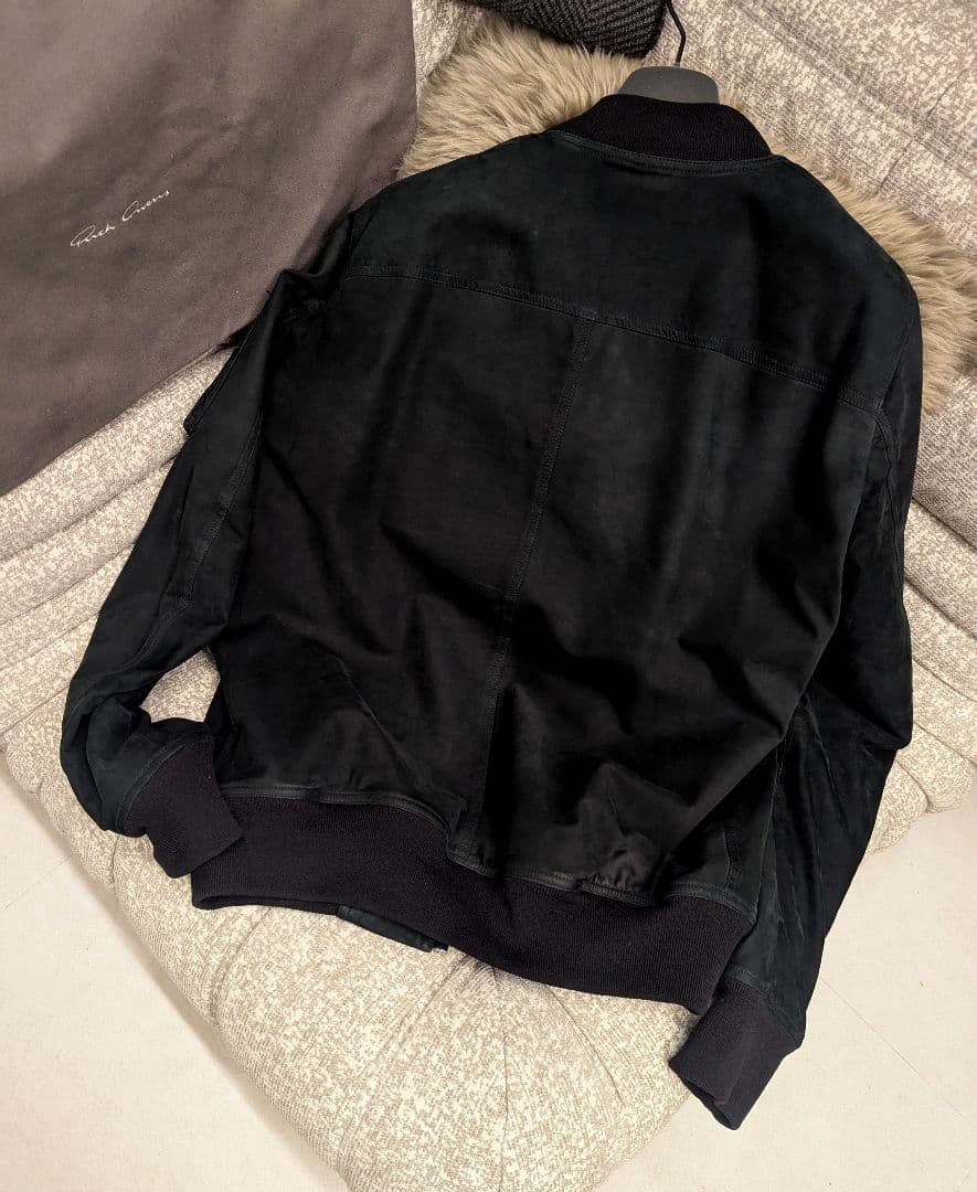 m*u様 稀少モデル　F/W 14　リック・オウエンス　カーフヌバック&カシミア