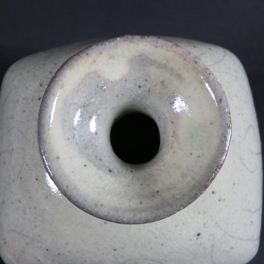 壺 在銘 五 花器 花瓶 木箱 共箱 作家物 フラワーベース