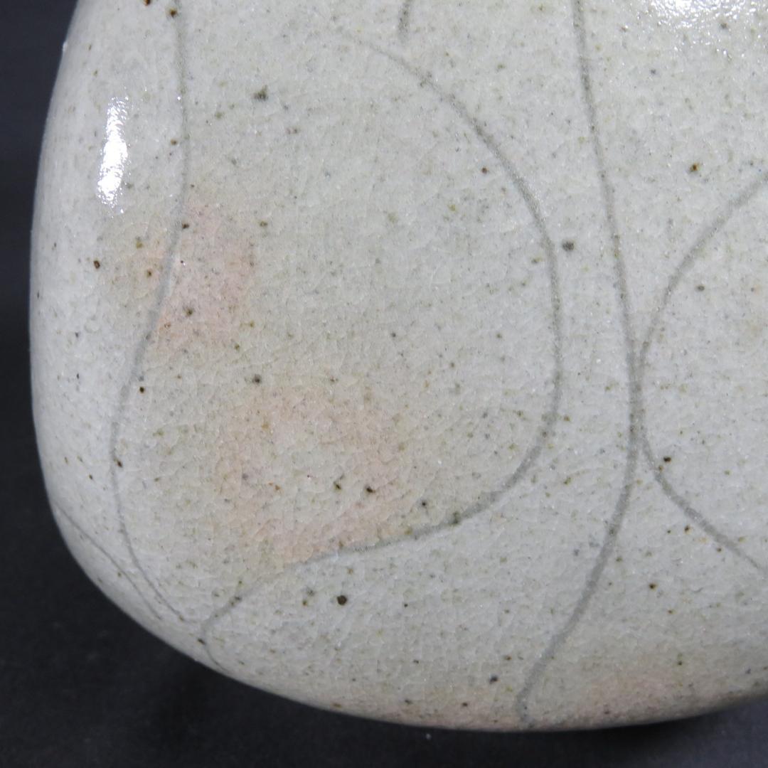 壺 在銘 五 花器 花瓶 木箱 共箱 作家物 フラワーベース