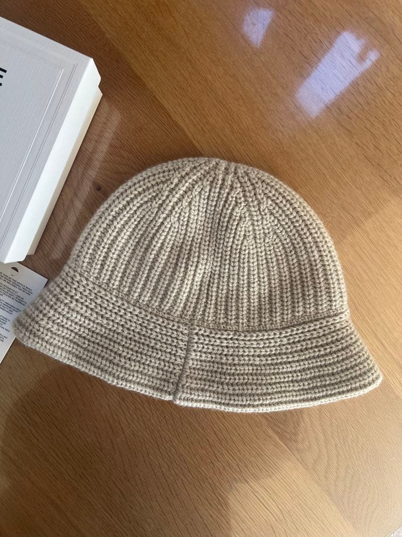 【CELINE】セリーヌトリオンフクロシェ バケットハットカシミア