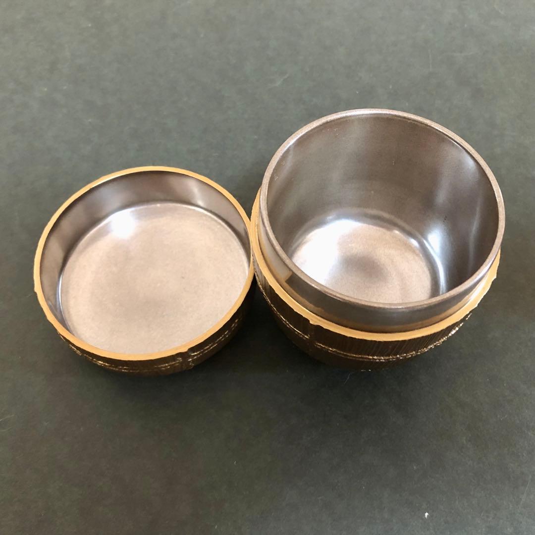 大岡緑作 鵬雲斎好 稲穂絵俵棗 共箱 茶道具 銀地